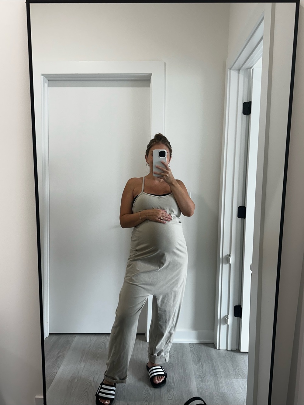 American Eagle Outfitters Beige Strappy Jumpsuit